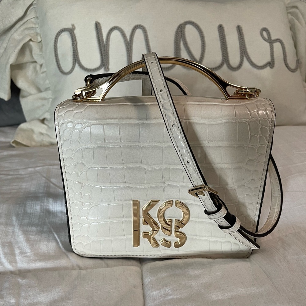Michael Kors KORS embossed convertible crossbody purse